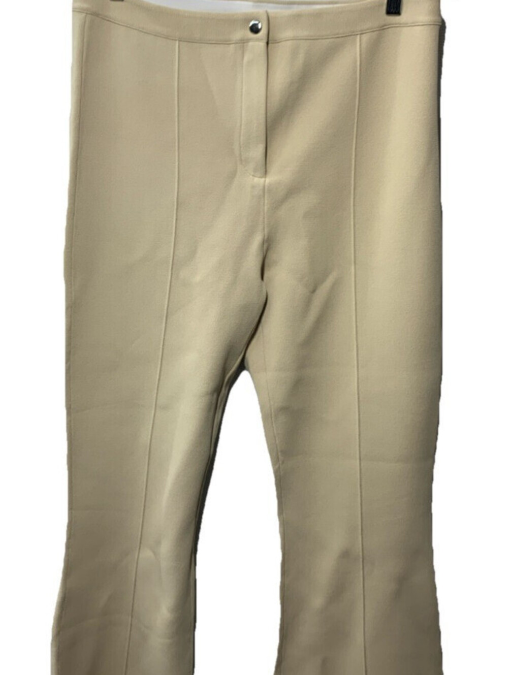 Theory Women's Flare Long Dress Pant Compact Crepe Formal Business Classic Sz L